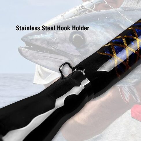 Fiblink 1-Piece Conventional Boat Rod Saltwater Offshore Graphite Spinning Fishing Rod(6-Feet, 30-50lb/50-80lb) in Saudi Arabia