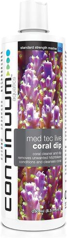 Continuum Aquatics Med Tec Live Coral Dip - منظف المرجان الوقائي لتنظيف وترطيب المرجان 250 مل in Saudi Arabia