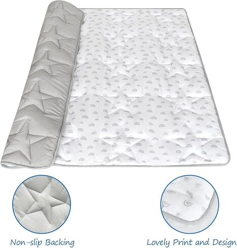 سجادة لعب الأطفال، 50 × 50 سجادة لعب لقفص اللعب، مناسبة لقفص لعب الأطفال TODALE وLIAMST، سجادة لعب أطفال محمولة، سجادة زحف للأطفال، سجادة أنشطة أرضية قابلة للطي غير قابلة للانزلاق in Kuwait