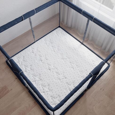 سجادة لعب الأطفال، 50 × 50 سجادة لعب لقفص اللعب، مناسبة لقفص لعب الأطفال TODALE وLIAMST، سجادة لعب أطفال محمولة، سجادة زحف للأطفال، سجادة أنشطة أرضية قابلة للطي غير قابلة للانزلاق in Kuwait