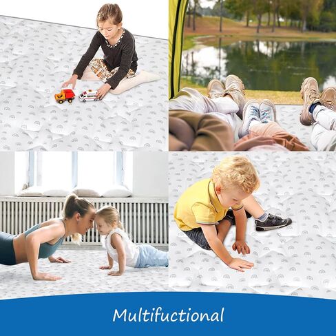 سجادة لعب الأطفال، 50 × 50 سجادة لعب لقفص اللعب، مناسبة لقفص لعب الأطفال TODALE وLIAMST، سجادة لعب أطفال محمولة، سجادة زحف للأطفال، سجادة أنشطة أرضية قابلة للطي غير قابلة للانزلاق in Kuwait