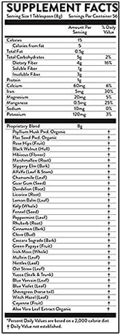Fiber Cleanse 16oz Powder, Hallelujah Acres in Saudi Arabia