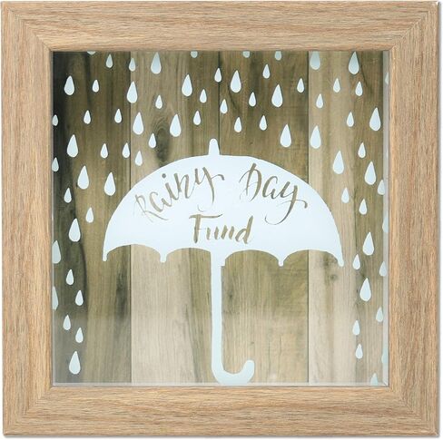 Lawrence Frames Rainy Day Fund Shadow Box, 8x8, Brown in Saudi Arabia