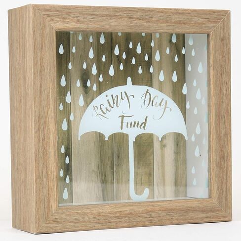 Lawrence Frames Rainy Day Fund Shadow Box, 8x8, Brown in Saudi Arabia