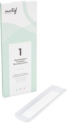 Motif Medical, Stage 3 Restore, Scar Care Dressing, C-Section Bandage System, Maternity Skin Care Accessories - 4 Dressings in Saudi Arabia