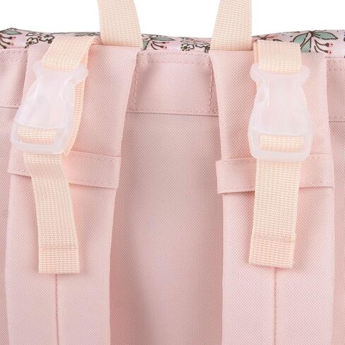 Multi-Function Floral Diaper Backpack and Travel Nappy Baby Bag with Changing Pad and Stroller Straps (Brown Bouquet) in Saudi Arabia