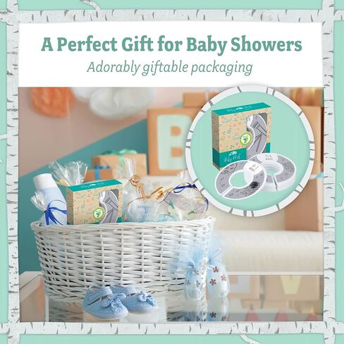Baby Nest Designs Closet Dividers for Baby Clothes - 7X Baby Clothing Size Age Dividers from Newborn Infant to 24 Months - Boho Baby Clothes Dividers and Nursery Closet Organizer in Kuwait