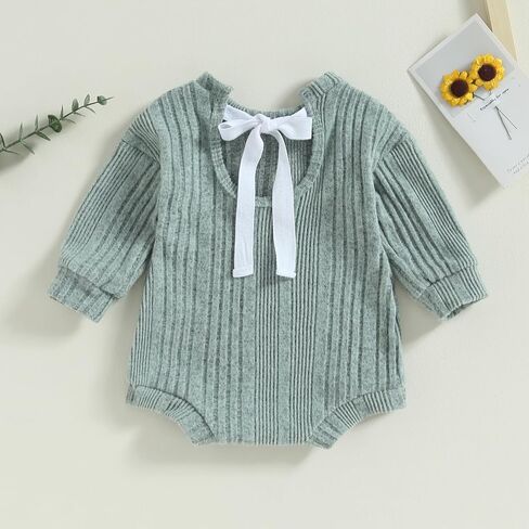 Ledy Champswiin Newborn Baby Girl Sweaters Fall Winter Long Sleeve Pullover Tops Infant Girl Crewneck Sweater Romper in Saudi Arabia