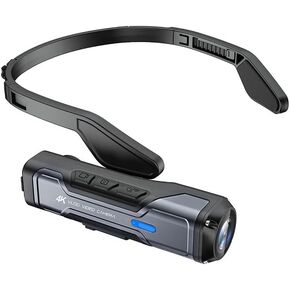 كاميرا ANKONG يمكن ارتداؤها بدون استخدام اليدين، كاميرا رياضية بدقة 4K/30 إطارًا في الثانية، كاميرا رياضية خارجية عالية الدقة، مسجل واي فاي ذكي مضاد للاهتزاز أثناء ركوب الخيل in Kuwait