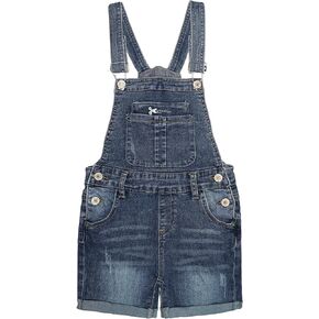 KIDSCOOL SPACE Girls Shorts,Baby Little Girls Stretchy Denim Slim Summer Shortalls
