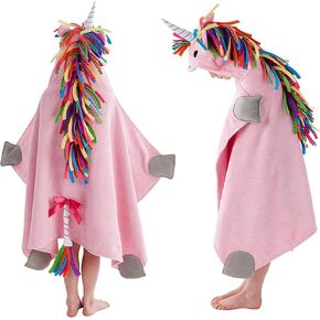 عصير التفاح - 500 - رداء منشفة بغطاء للرأس مصنوع من القطن بنسبة 100% للأولاد والبنات (مقاس 47 بوصة × 27 بوصة) هدايا للأعمار من 2 إلى 13 عامًا... in Kuwait