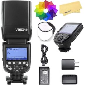 GODOX V860III-S Camera Flash for Sony Camera Flash Speedlite, 2.4G HSS 1/8000s w/XPro-S Flash Trigger,480 Full-Power Flashes,2600mAh Li-ion Battery,0.01-1.5s Recycle Time,10 Levels LED Modeling Lamp in Saudi Arabia