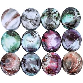 Rolin Roly 12Pcs Tins Jars with Lids Candle Travel Tins Mini Aluminum Cans Round Reusable Tinplate Empty Container for DIY Essential Oils Scented Christmas Candles Tea Candy