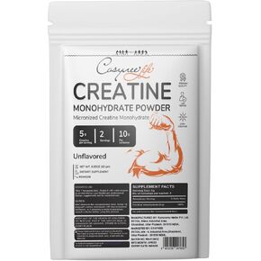 مسحوق ميكروني كرياتين مونوهيدرات من cosynee، الأفضل والأنقى، سريع الذوبان للحصول على طاقة عضلية وخلوية إضافية* واكتساب العضلات الهزيلة* (0.35 أونصة (10 جم)) in Kuwait