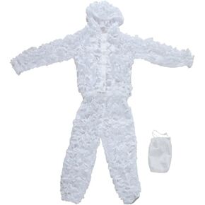 rejopfad بدلة Snow Ghillie بدلة بيضاء مموهة بدلة صيد مموهة للرجال والصيادين والقناصين in Kuwait