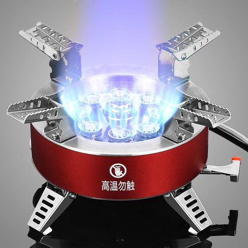 BULIN AirOka B18 Puls 23800W Alloy Portable Picnic Camping Stove Windproof Design Gas Cooking Burner with Piezo Ignition and Carrying Case Foldable Stove for Outdoor BackpackingHikingPicnicCar in Kuwait