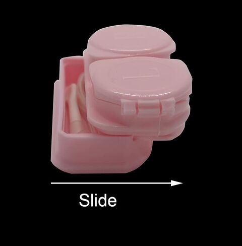 12 عبوة من حافظة هاتف بعدسات لاصقة بغطاء قلاب مع ملقاط وأدوات إزالة حاوية تخزين متنوعة بألوان ماكارون, ماكارون كولورز, 6*2.8*1.3CM, لا in Kuwait