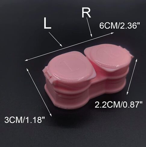 12 عبوة من حافظة هاتف بعدسات لاصقة بغطاء قلاب مع ملقاط وأدوات إزالة حاوية تخزين متنوعة بألوان ماكارون, ماكارون كولورز, 6*2.8*1.3CM, لا in Kuwait