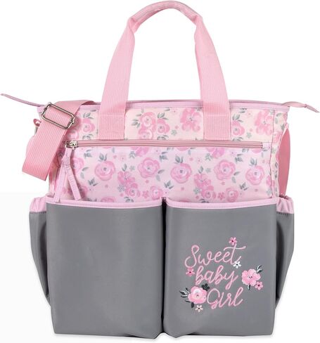 Crossbody Dinosaur Diaper Bag Tote with Changing Station for Baby Boy, 3 Piece Diaper Bag Set in Kuwait