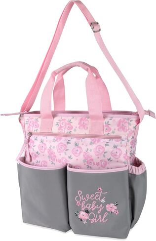 Crossbody Dinosaur Diaper Bag Tote with Changing Station for Baby Boy, 3 Piece Diaper Bag Set in Kuwait