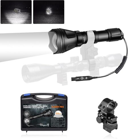 KL52Plus Zoomable Hunting Flashlight Kit for Coyote, Hog & Varmint in Kuwait