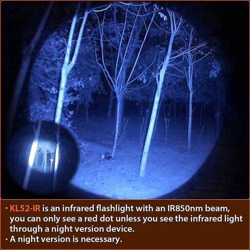 KL52Plus Zoomable Hunting Flashlight Kit for Coyote, Hog & Varmint in Kuwait
