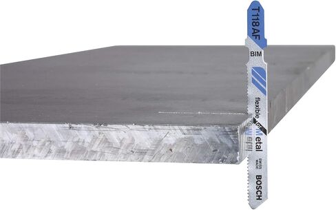 BOSCH U118EF 5-Piece 3-1/8 In. 14-18 Progressive TPI Flexible for Metal U-shank Jig Saw Blades in Saudi Arabia
