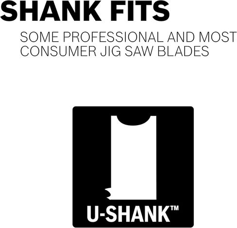 BOSCH U118EF 5-Piece 3-1/8 In. 14-18 Progressive TPI Flexible for Metal U-shank Jig Saw Blades in Saudi Arabia