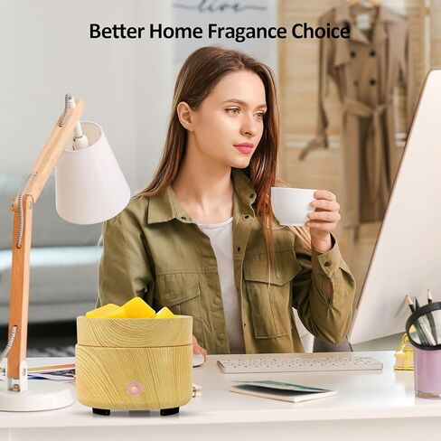 موقد تسخين الشمع - موقد سيراميك 3 في 1 للزيوت العطرية الكهربائية المعطرة لتدفئة الشمع، مذيب الشموع للمنزل والمكتب وغرفة النوم والحمام وغرفة المعيشة هدية وديكور in Kuwait