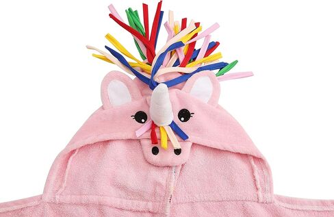 عصير التفاح - 500 - رداء منشفة بغطاء للرأس مصنوع من القطن بنسبة 100% للأولاد والبنات (مقاس 47 بوصة × 27 بوصة) هدايا للأعمار من 2 إلى 13 عامًا... in Kuwait