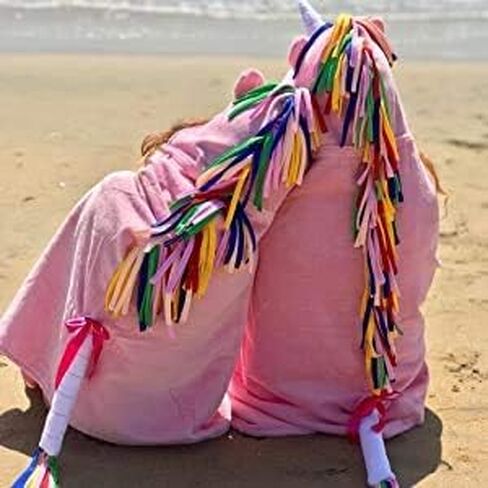 عصير التفاح - 500 - رداء منشفة بغطاء للرأس مصنوع من القطن بنسبة 100% للأولاد والبنات (مقاس 47 بوصة × 27 بوصة) هدايا للأعمار من 2 إلى 13 عامًا... in Kuwait