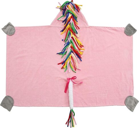 عصير التفاح - 500 - رداء منشفة بغطاء للرأس مصنوع من القطن بنسبة 100% للأولاد والبنات (مقاس 47 بوصة × 27 بوصة) هدايا للأعمار من 2 إلى 13 عامًا... in Kuwait