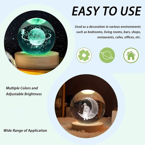 ZILAMGOO Wood Light Display Base with Remote Control | Circular Wooden LED Light Base for Crystal Balls, Resin Art | Multiple Colors Adjustable LED Light Display Base (2.3'') in Kuwait