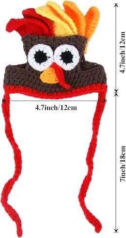 رايبت زي الديك الرومي للقطط - قبعة تركيا للحيوانات الاليفة لعيد الشكر للقطط والكلاب الصغيرة in Kuwait