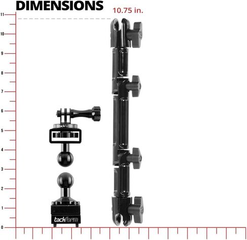 Tackform Headrest Mount for GoPro and Other Action Cameras,10.75 Inch in Saudi Arabia