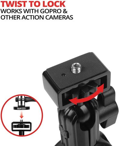 Tackform Headrest Mount for GoPro and Other Action Cameras,10.75 Inch in Saudi Arabia