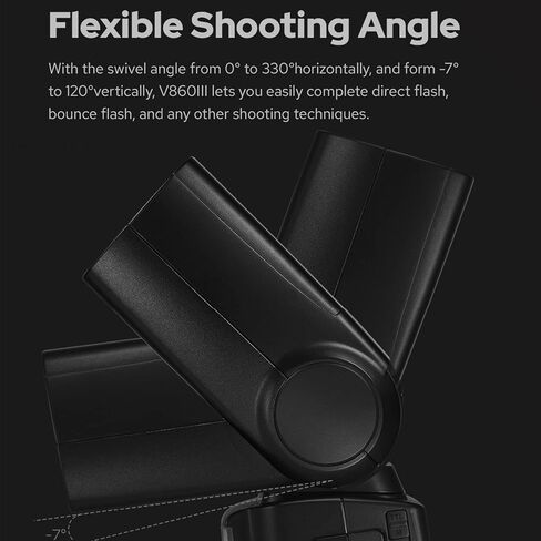 فلاش الكاميرا GODOX V860III-S لكاميرا سوني فلاش سبيدلايت ، 2.4G HSS 1/8000s w/XPro-S، 480 فلاش طاقة كامل، بطارية ليثيوم أيون 2600 مللي أمبير، وقت إعادة تدوير 0.01-1.5 ثانية، 10 مستويات LED مصباح نمذجة in Saudi Arabia