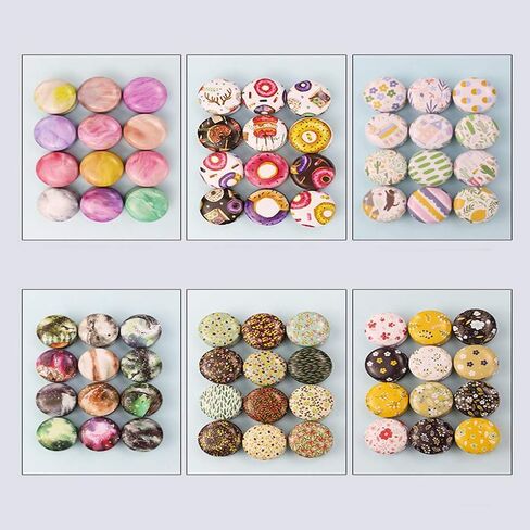 Rolin Roly 12Pcs Tins Jars with Lids Candle Travel Tins Mini Aluminum Cans Round Reusable Tinplate Empty Container for DIY Essential Oils Scented Christmas Candles Tea Candy in Saudi Arabia