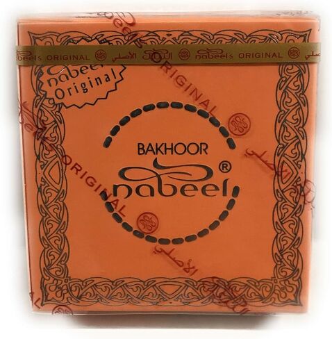 Nabeel Bakhoor Men & Women (Unisex) 40 GM I 1 Pack I Oriental-Woody Incense I Signature Arabian Perfumery I by Nabeel Perfumes in Saudi Arabia