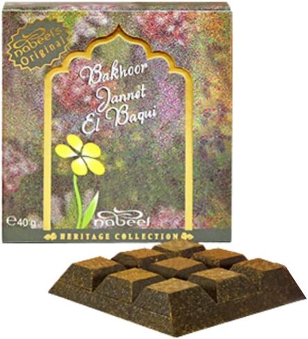 Nabeel Bakhoor Men & Women (Unisex) 40 GM I 1 Pack I Oriental-Woody Incense I Signature Arabian Perfumery I by Nabeel Perfumes in Saudi Arabia