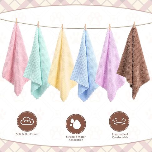 36 Pcs Guinea Pig Blankets Soft Fleece Cage Liners Guinea Pig Accessories Washable Bedding Sleeping Mats Absorbent Bath Towels for Small Animals Pets Rabbit Hamster Rat Dog Hedgehog, 11.8 x 11.8 Inch in Saudi Arabia