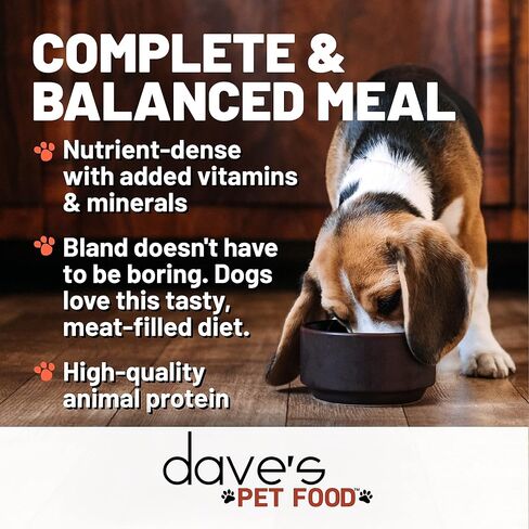 طعام الكلاب من Dave's Pet Food رطب طري (يخنة لحم الضأن)، مصنوع في الولايات المتحدة الأمريكية، طعام معلب للكلاب، فيتامينات ومعادن مضافة، خالي من القمح والجلوتين، للكلاب الصغيرة والكبيرة، 13.2 أونصة (علبة مكونة من 12 قطعة) in Kuwait