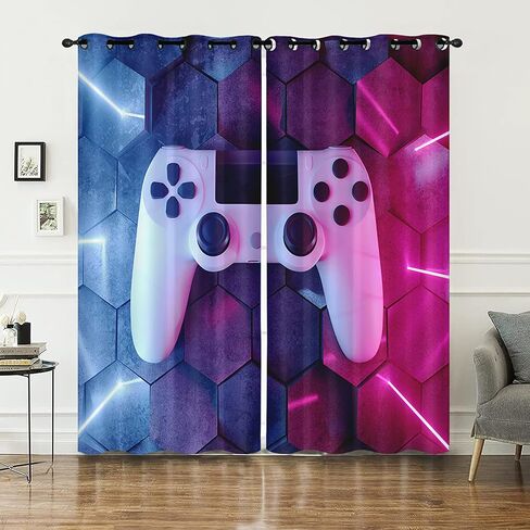 BailiPromise Cute Cartoon Cat Window Curtains for Kids Room 86W x 89L inch,Simple Strokes Animals Window Drapes,Decorative Printed Curtains for Living Room Wall Decor Fabric 2 Panels in Saudi Arabia