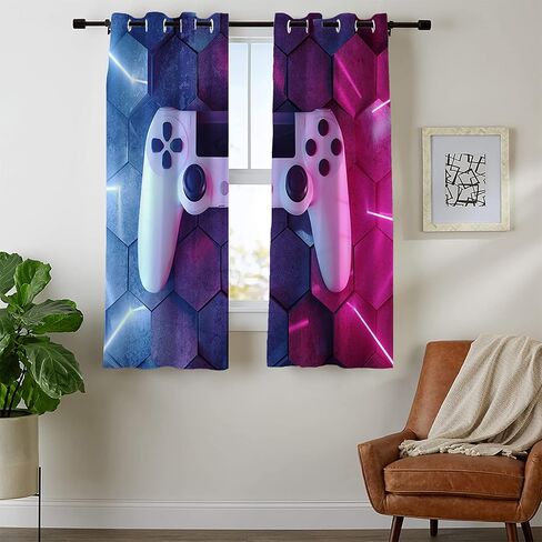BailiPromise Cute Cartoon Cat Window Curtains for Kids Room 86W x 89L inch,Simple Strokes Animals Window Drapes,Decorative Printed Curtains for Living Room Wall Decor Fabric 2 Panels in Saudi Arabia
