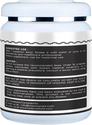 مسحوق ميكروني كرياتين مونوهيدرات من cosynee، الأفضل والأنقى، سريع الذوبان للحصول على طاقة عضلية وخلوية إضافية* واكتساب العضلات الهزيلة* (0.35 أونصة (10 جم)) in Kuwait