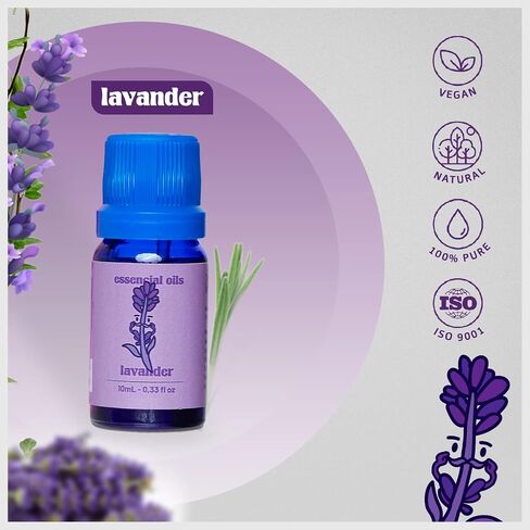 تركيبة ديفينا - مجموعة زيوت عطرية نقية 100% - زيوت عطرية - للعلاج بالتدليك وزيوت الحمام والعطور والمرطبات وزيت الناشر - نباتي - النعناع واللافاندين واليوسفي، 3 × 10 مل - 0.33 أونصة سائلة in Saudi Arabia