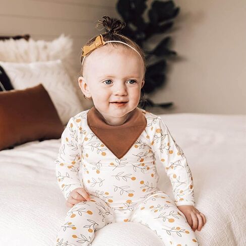 modacraft 15 حزم باندانا لعاب المرايل للطفل صبي فتاة، لينة ماصة المرايل الطفل، للجنسين الصلبة اللون القطن العضوي المرايل المرايل التسنين طفل مع يستقر قابل للتعديل للحفاظ على جفاف الطفل in Kuwait