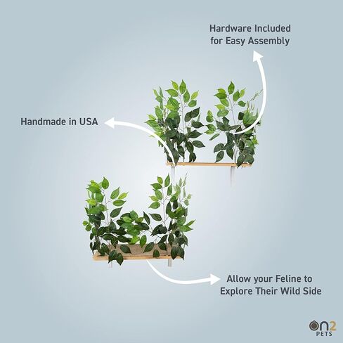 On2Pets Cat Furniture Canopy Shelves for Climbing, Playing and Relaxing in Kuwait