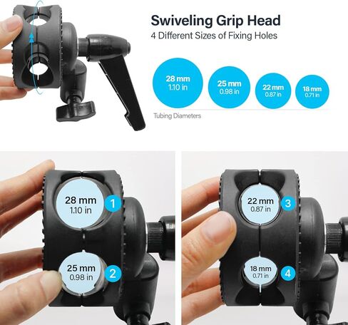 LimoStudio Boom Arm with Light Stand Tripod Mount, Max 82 inch Long Crossbar Arm, Length Adjustable, Compatible with Any Tripod Stand, Counter Weight Sand Bag, AGG289 in Kuwait