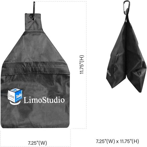 LimoStudio Boom Arm with Light Stand Tripod Mount, Max 82 inch Long Crossbar Arm, Length Adjustable, Compatible with Any Tripod Stand, Counter Weight Sand Bag, AGG289 in Kuwait